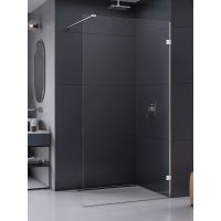 New Trendy Eventa ścianka prysznicowa walk-in 140 cm chrom połysk/szkło przezroczyste EXK-4624