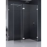 New Trendy Eventa ścianka prysznicowa walk-in 110 cm chrom połysk/szkło przezroczyste EXK-4668