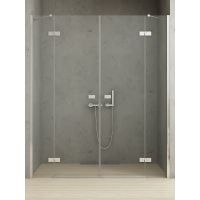 New Trendy Reflexa drzwi prysznicowe 220 cm uchylne chrom połysk/szkło przezroczyste EXK-5074