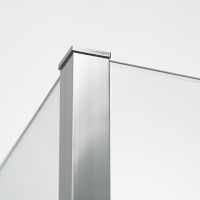 New Trendy New Modus kabina prysznicowa walk-in 140x80 cm prostokątna chrom połysk/szkło przezroczyste EXK-5515