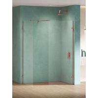 New Trendy Eventa Copper Shine kabina prysznicowa walk-in 150x80 cm miedź połysk/szkło przezroczyste EXK-6565