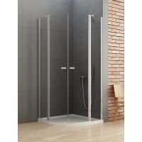 New Trendy New Soleo kabina prysznicowa 90x90 cm półokrągła chrom połysk/szkło przezroczyste K-0419