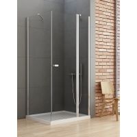 New Trendy New Soleo kabina prysznicowa 100x110 cm prostokątna chrom połysk/szkło przezroczyste K-0653