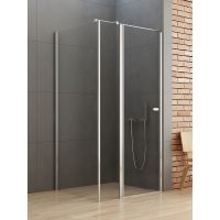 New Trendy New Soleo kabina prysznicowa 110x120 cm prostokątna chrom połysk/szkło przezroczyste K-0732