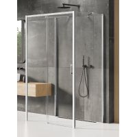 New Trendy Prime kabina prysznicowa 100x90 cm prostokątna chrom połysk/szkło przezroczyste K-0814