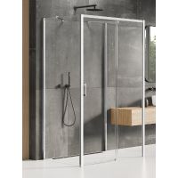 New Trendy Prime kabina prysznicowa 130x80 cm prostokątna chrom połysk/szkło przezroczyste K-0854