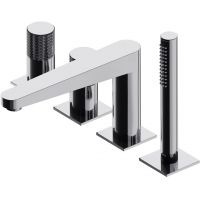 Omnires Contour bateria wannowo-prysznicowa nawannowa chrom CT8032CR