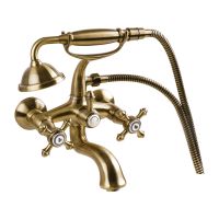 Omnires Retro bateria wannowo-prysznicowa brąz antyczny RE7231BR