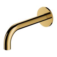 Omnires Y wylewka do baterii wannowa ścienna złota WDYGL