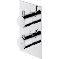 Omnires Contour bateria wannowo-prysznicowa podtynkowa termostatyczna chrom Y1236/KROCR