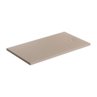 Omnires Aquarock brodzik prostokątny z maskownicą 160x80 cm dune beige mat AQUAROCK80-160DB