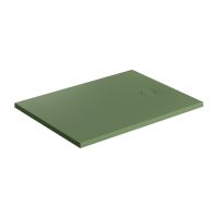 Omnires Aquarock brodzik prostokątny z maskownicą 100x90 cm olive mat AQUAROCK90-100OL