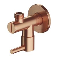 Omnires zawór ścienny kątowy miedź szczotkowana 8857CPB