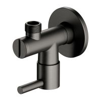 Omnires zawór ścienny kątowy grafit szczotkowany 8857GR