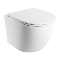 Omnires Ottawa miska WC z deską wolnoopadającą wisząca bez kołnierza biały mat OTTAWASPXMWBM