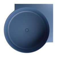 Omnires Ovo M+ wanna narożna 120x120 cm midnight blue mat OVO120WNMB