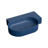 Omnires Ovo M+ umywalka 64x44 cm narożna ścienna-nablatowa midnight blue matOVO645UWPMB