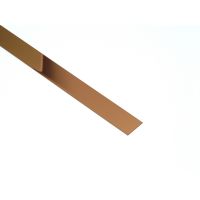 Profil Decor listwa do glazury płaskownik 1x270 cm stal nierdzewna brązowy poler