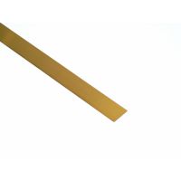 Profil Decor listwa do glazury płaskownik 1x270 cm stal nierdzewna szczotkowana złoty mat