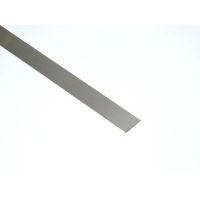 Profil Decor listwa do glazury płaskownik 1x270 cm stal nierdzewna szczotkowana srebrny mat