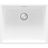 Primagran Londyn 60 XXL zlewozmywak granitowy 52x43 cm biały ML6KW-X0#P