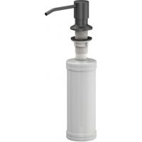 Quadron Keira dozownik do płynu 320 ml blatowy black dotted MFS1001BL