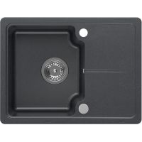 Quadron Baby Johnny zlewozmywak GraniteQ 58x44 cm czarny HCQBJ5844CZK