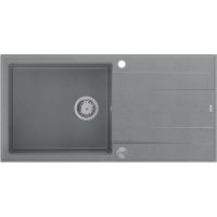 Quadron Evan 146XL zlewozmywak 100x50 cm GraniteQ silver stone/stalowy HCQE10050U5_BS_P2O