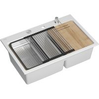 Quadron Marc 120 zlewozmywak GraniteQ 76x50 cm biały HQC7650U1_BS