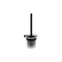 Ravak Fold szczotka toaletowa z rączką ścienna czarny mat X07P1359