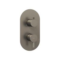 Ravak Espirit bateria wannowo-prysznicowa podtynkowa grafit szczotkowany X070320