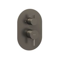 Ravak Espirit bateria wannowo-prysznicowa podtynkowa grafit szczotkowany X070325