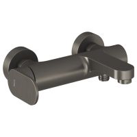 Ravak Eleganta bateria wannowo-prysznicowa ścienna grafit szczotkowany X070330