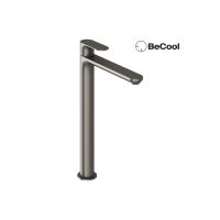 Ravak Eleganta bateria umywalkowa stojąca BeCool grafit szczotkowany X070422