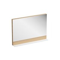 Ravak Formy lustro 80x72 cm z półką dąb X000001046
