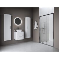 Ravak Blix II drzwi prysznicowe NBLDP2 120 cm rozsuwane bright alu/szkło przezroczyste 0PMG0C00Z1