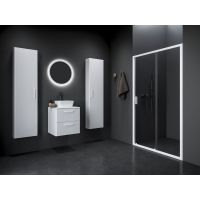 Ravak Blix II drzwi prysznicowe NBLDP2 120 cm rozsuwane biały mat/szkło przezroczyste 0PMG0E00Z1