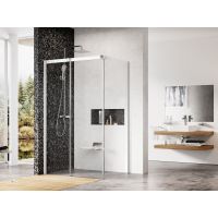 Ravak Matrix MSDPS-100/80 L kabina prysznicowa 100x80 cm lewa polerowane aluminium/szkło przezroczyste 0WLA4C00Z1