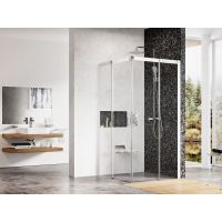 Ravak Matrix MSRV4-100/100 kabina prysznicowa 100x100 cm kwadratowa biały/szkło przezroczyste 1WVAA100Z1