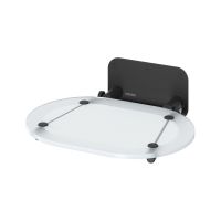 Ravak Chrome siedzisko prysznicowe czarne clear B8F0000065