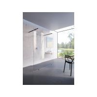 Ravak Walk in Free ścianka prysznicowa 160 cm czarny mat/szkło przezroczyste GW9FS030SZ1