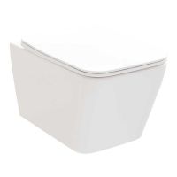 Ravak Natural miska WC z deską wolnoopadającą wisząca bez kołnierza biały połysk X01984