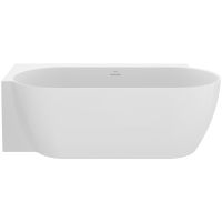 Ravak Freedom Corner II Tec Lewa wanna narożna 175x86 cm owalna biały/czarny CC91B00000