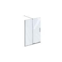 Ravak Roll ROVS2 parawan nawannowy 110 cm 2-częściowy chrom połysk/szkło przezroczyste X786D0C00Z1