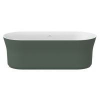 Ravak Ypsilon wanna wolnostojąca 180x80 cm owalna biała/grey green XC00100052