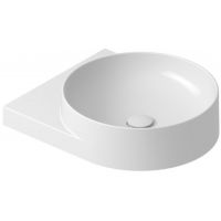Ravak Yard umywalka 50x40,5 cm półokrągła ścienna biała XJX01040000