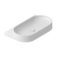 Ravak Yard umywalka 80,5x50 cm półokrągła biała XJX01080000