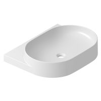 Ravak Yard umywalka 60,5x50 cm półokrągła ścienna biała XJX01260002