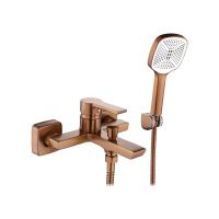 Rea Argus bateria wannowo-prysznicowa ścienna miedź REA-B3007