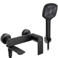 Rea Storm bateria wannowo-prysznicowa ścienna czarny mat REA-B9989